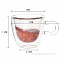 उच्च बनाने की क्रिया के लिए उच्च गुणवत्ता वाला ग्लास कप